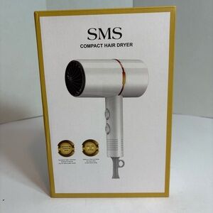 SMS Compact Hair Dryer Ionic 1500W Lightweight Professional Styling Tool